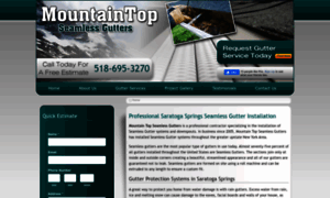 Mountaintopseamlessgutters.com thumbnail