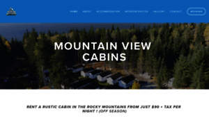 Mountainviewcabinsbc.com thumbnail