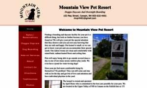 Mountainviewpetresort.com thumbnail