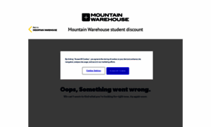 Mountainwarehouse.studentbeans.com thumbnail