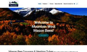 Mountainwestmasonbees.com thumbnail