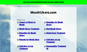 Mouthulcers.com thumbnail