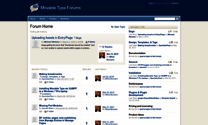 Movabletypeforums.com thumbnail