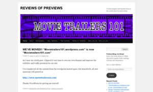 Movietrailers101.wordpress.com thumbnail