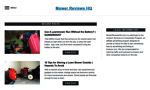 Mowerreviewshq.com thumbnail