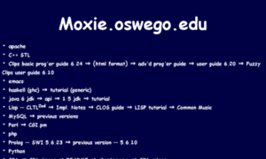 Moxie.oswego.edu thumbnail