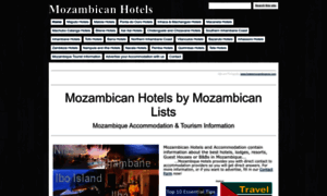Mozambicanhotels.com thumbnail