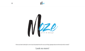 Mozeprintdesign.com thumbnail