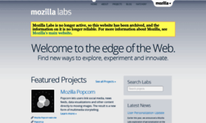Mozillalabs.com thumbnail