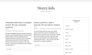 Mozzy.info thumbnail