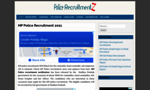 Mp.policerecruitmentz.in thumbnail