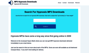 Mp3-hypnosis-downloads.com thumbnail