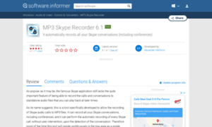 Mp3-skype-recorder.informer.com thumbnail