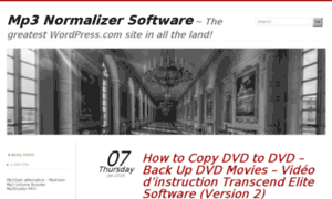 Mp3normalizersoftware.wordpress.com thumbnail