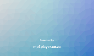 Mp3player.co.za thumbnail