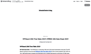 Mpboard10thtimetable2019.hatenablog.com thumbnail