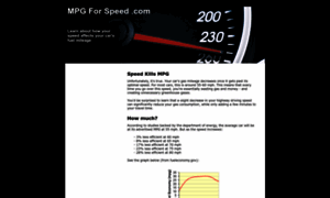 Mpgforspeed.com thumbnail