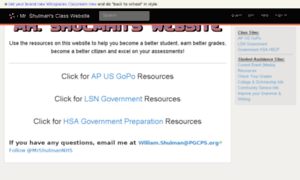 Mr-shulman.wikispaces.com thumbnail