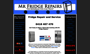 Mrfridgerepairs.com.au thumbnail