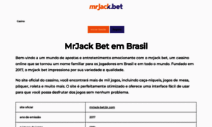 Mrjack-bet.br.com thumbnail