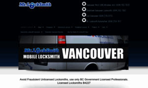 Mrlocksmithvancouver.com thumbnail