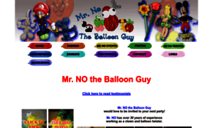 Mrnotheballoonguy.com thumbnail