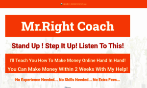 Mrrightcoach.com thumbnail