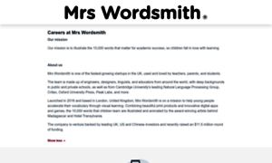 Mrs-wordsmith.workable.com thumbnail