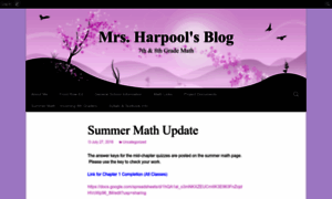 Mrsharpoolsmathblog.edublogs.org thumbnail