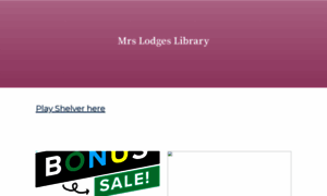 Mrslodgeslibrary.blogspot.com thumbnail