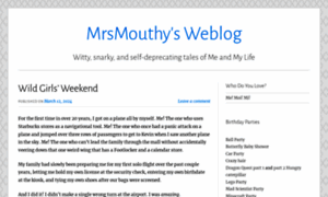 Mrsmouthy.wordpress.com thumbnail