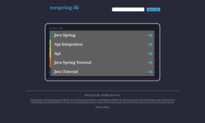 Mrspring.dk thumbnail