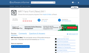Mrt-farsi-font-new.software.informer.com thumbnail