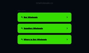 Mrwholesale.co thumbnail