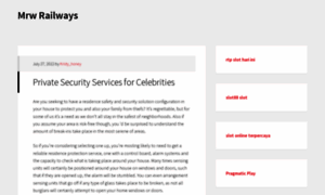 Mrwrailways.co.uk thumbnail
