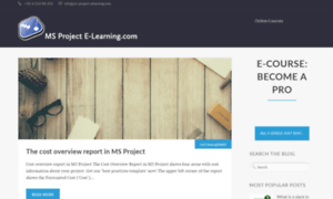 Ms-project-elearning.com thumbnail