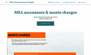 Msa-ascenseurs-monte-charges.business.site thumbnail