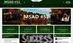 Msad52.org thumbnail