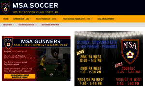 Msasoccer.com thumbnail