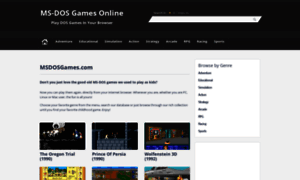 Msdosgames.com thumbnail