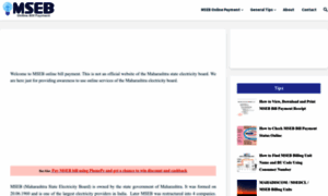 Msebonlinebillpayment.com thumbnail