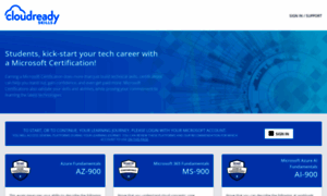 Msftstudentcert.cloudreadyskills.com thumbnail