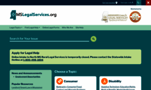 Mslegalservices.org thumbnail