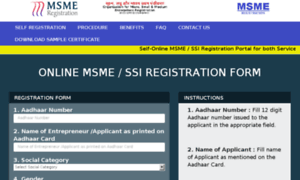 Msme-registration.online thumbnail