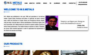 Msmetals.in thumbnail