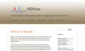 Msnoise.org thumbnail