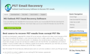 Msoutlook.pstemailrecovery.org thumbnail