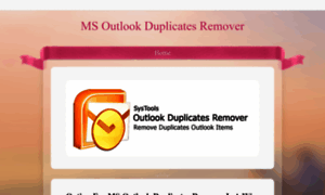 Msoutlookduplicateremover.weebly.com thumbnail