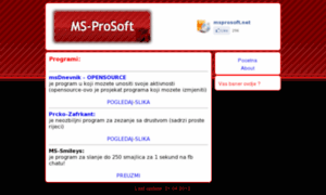 Msprosoft.net thumbnail