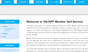 Mss.unjspf.org thumbnail